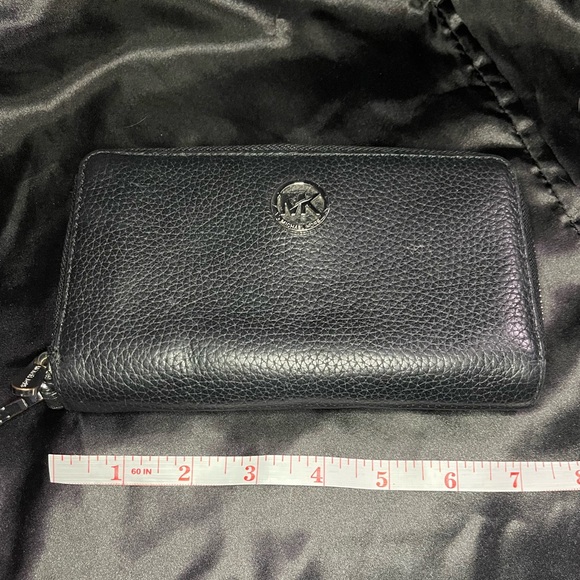 Michael Kors black wristlet wallet. Used. - Picture 3 of 3